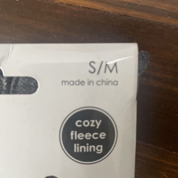 Leggings Womens Small Medium Gray Cozy Fleece Lining NWT - Picture 2 of 7